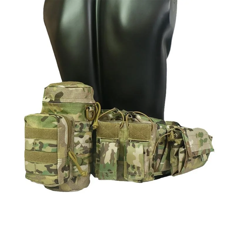 Adjustable Multi Functional Field Training Waist Belt with Nylon Soft Cushion Load-bearing Waist Belt