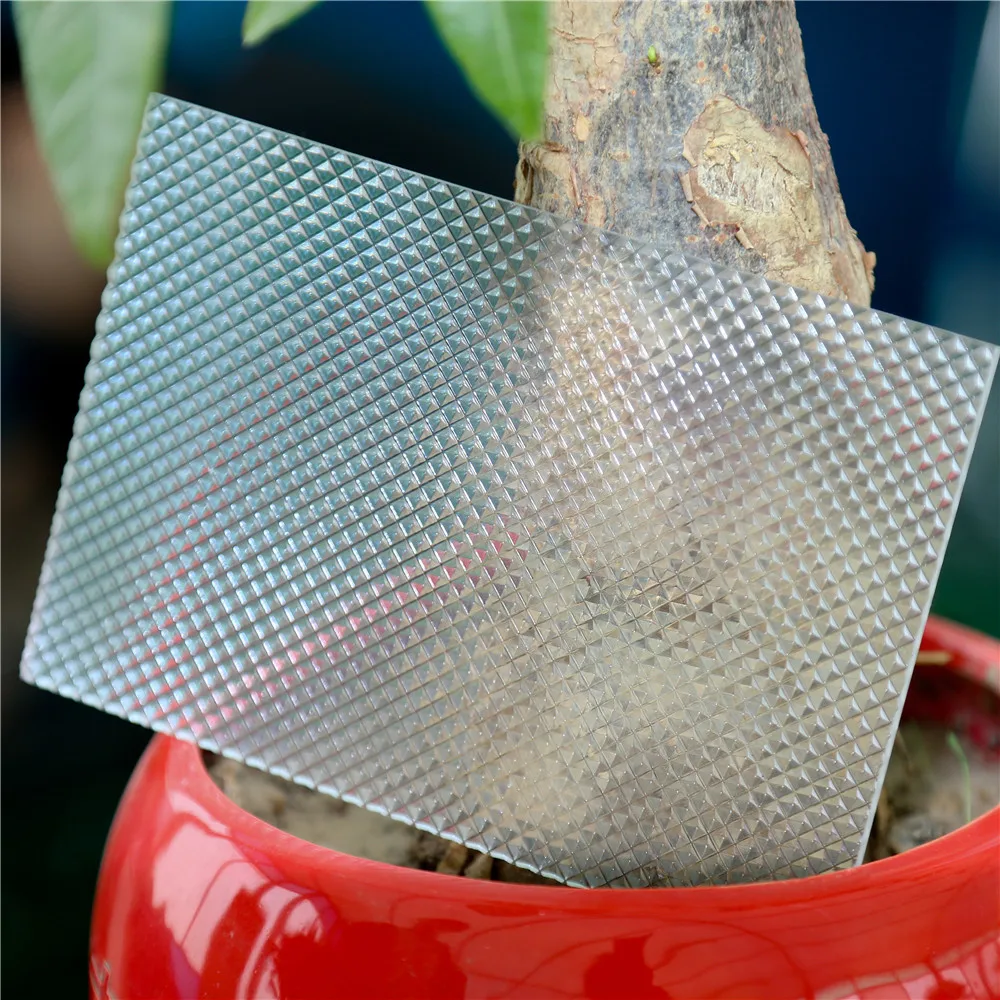 High Light Transmission Light Diffuse Polycarbonate Prism Sheets for LED Lights Covers Panels