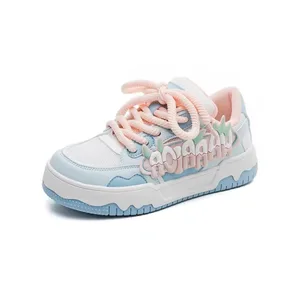 Student Pink Girl Running Sneakers 2026 Spring Autumn Fashion Trend Trendy All-match Casual Sports Women's Shoes