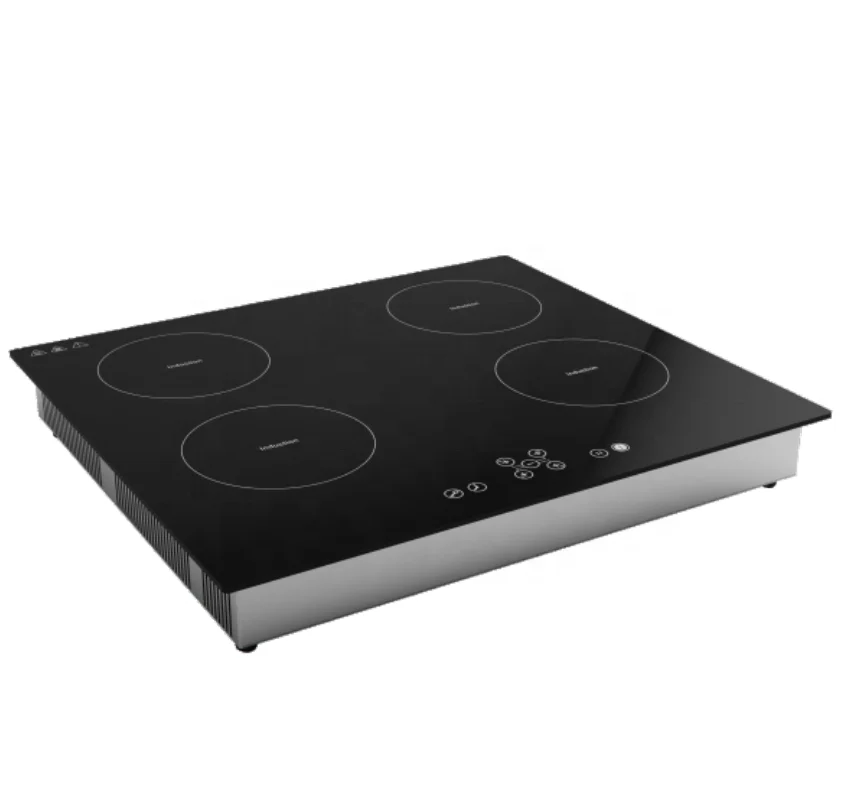 Microcrystalite Glass Built in 4 Four New Cooking Zone Booster Induction Hobs Cooker Cooktop Cookstove CE CB KC ERP EMC