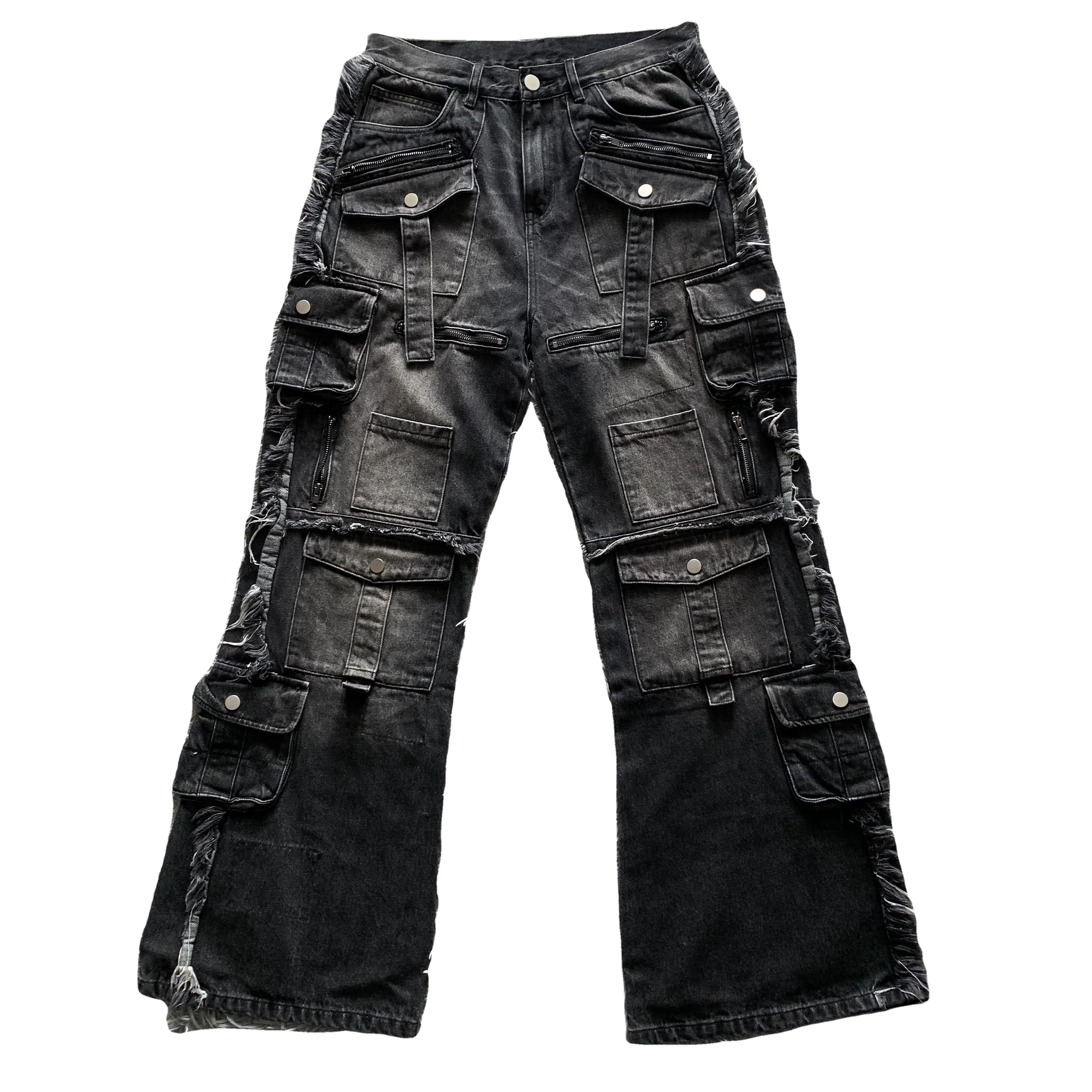 DENIMGUYS Custom Men's Vintage Wide Leg Black Denim Pants