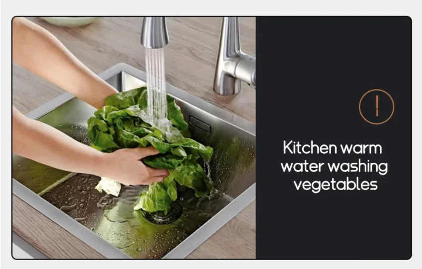 Tankless Electric Water Heaters Multi Point Bathroom Under Sink Kitchen Instant Electrical Shower Ipx4 Waterproof