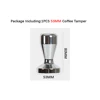Silver(1PCS 53MM Coffee Tamper)