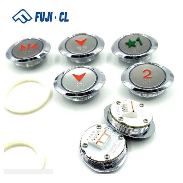 Elevator Spare Part LOP COP Push Button Round  Lift Button for Elevator
