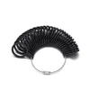 black measuring ring
