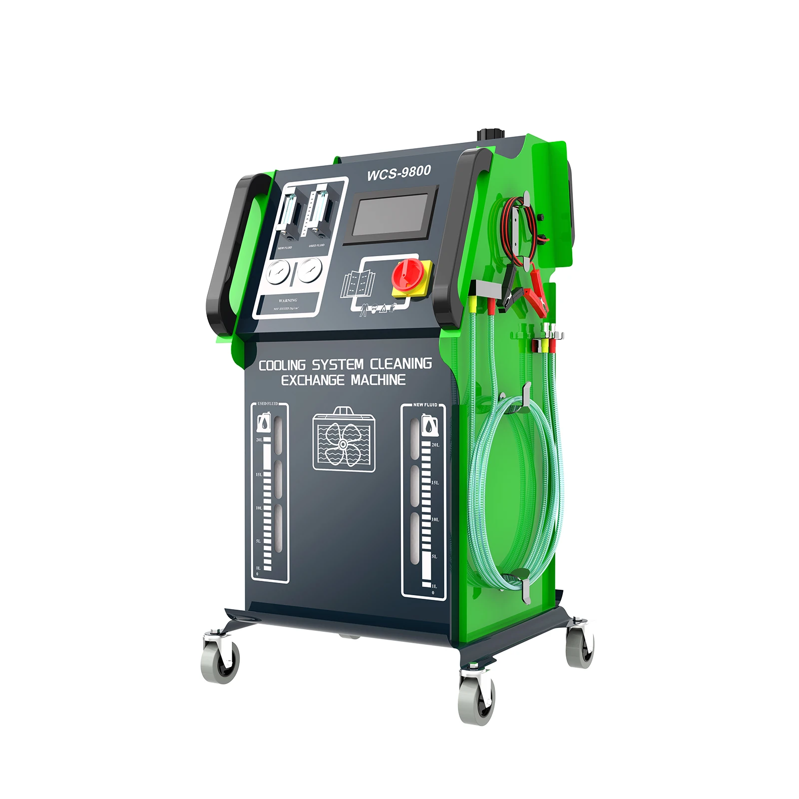 WCS-9800 라디에이터 냉각 시스템 플러시 머신 수냉식 시스템 유체 교환 기계/냉각 시스템 라디오
