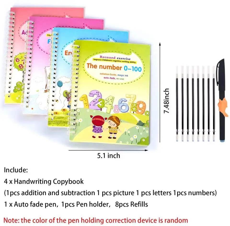 Custom Spiral Notebooks 3 Subject College Ruled Paper 150 Sheets 11 x 8.5  inches Black White Red