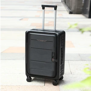 PP Material Foldable Suitcase for Travel High Quality Luggage Factory Wholesale Portable Rolling Trolley Luggage 20 Inch