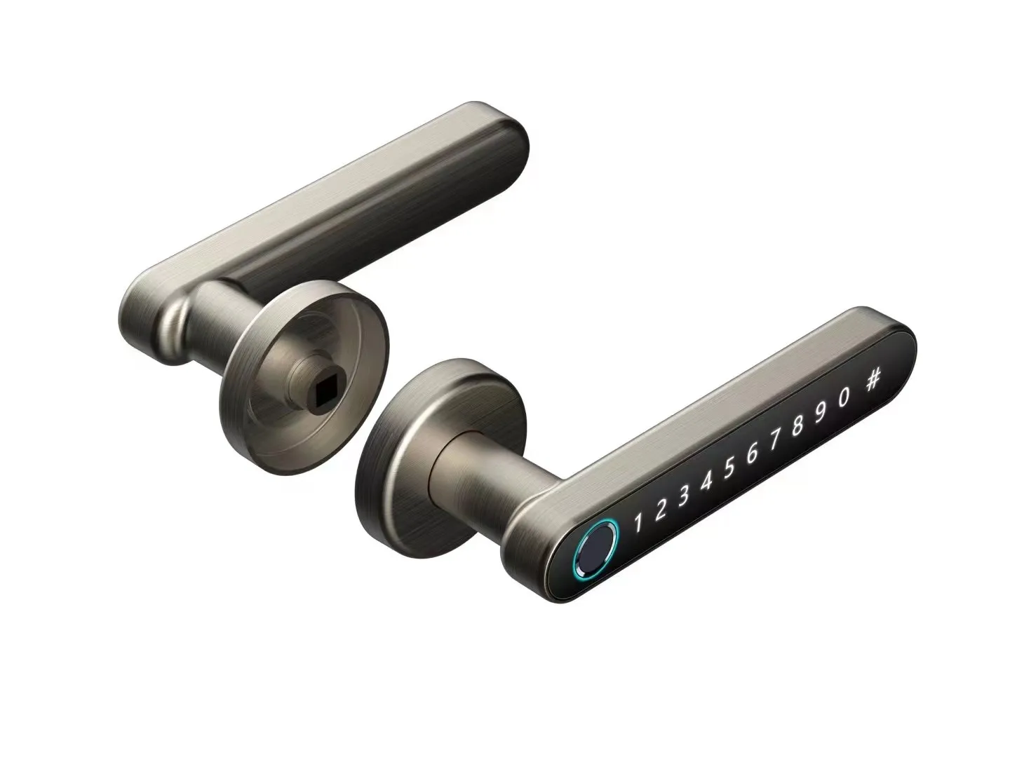 WiFi-Connected Smart Digital Fingerprint Door Lock Memory Card ...