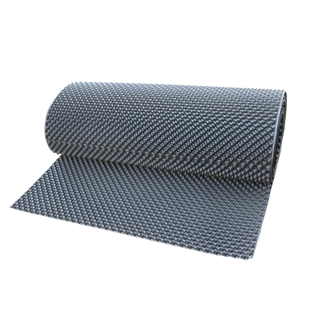 HDPE Double Side New Lightweight Building Construction Materials Plastic Drainage Board Green Roof  Dimple Strip Sheet