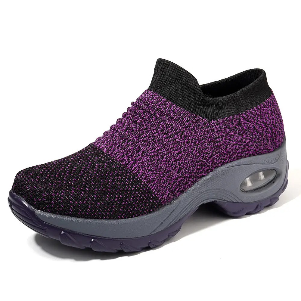 women casual shoes mesh cushioned outdoor sneakers