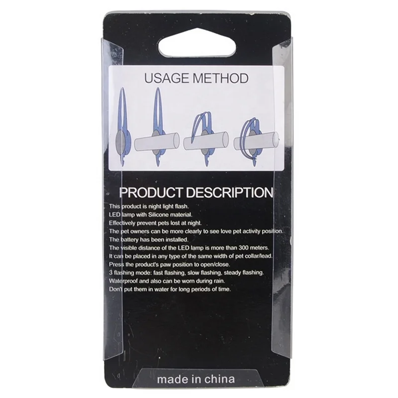 Pet Supplies LED Light Pendant Safety Anti-Lost at Night Outdoors Collar Pendant for Dog Puppy Pet Accessories - Image 6