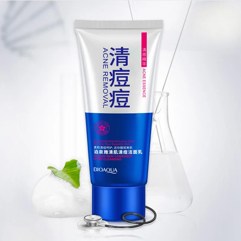 Produits anti-acn Bioaqua en gros, marque priv e, nettoyant anti-acn pour le soin de la peau