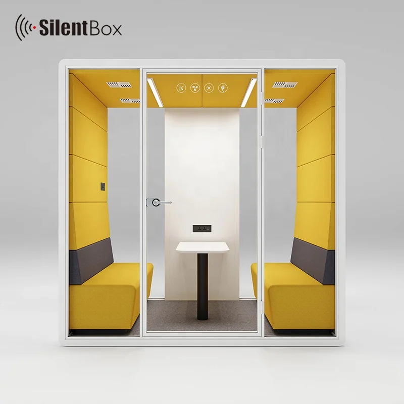 Soundproof Indoor Mobile Work Space Office Pod Meeting Work Pods Phone  Study Cabin Booth For Sale - Buy Meeting Pods,Phone Booth,Office Pods  Product on 