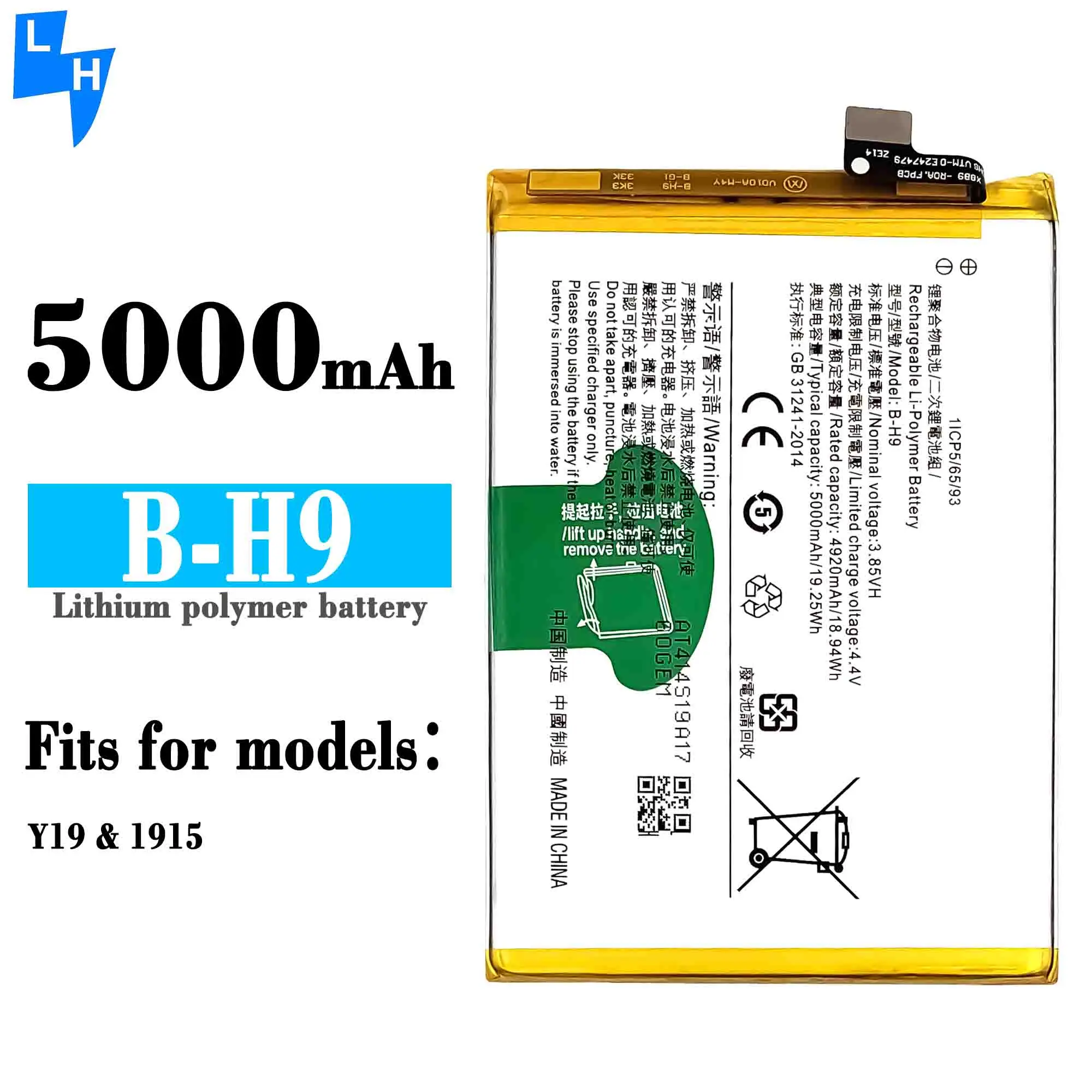 y19 battery model name