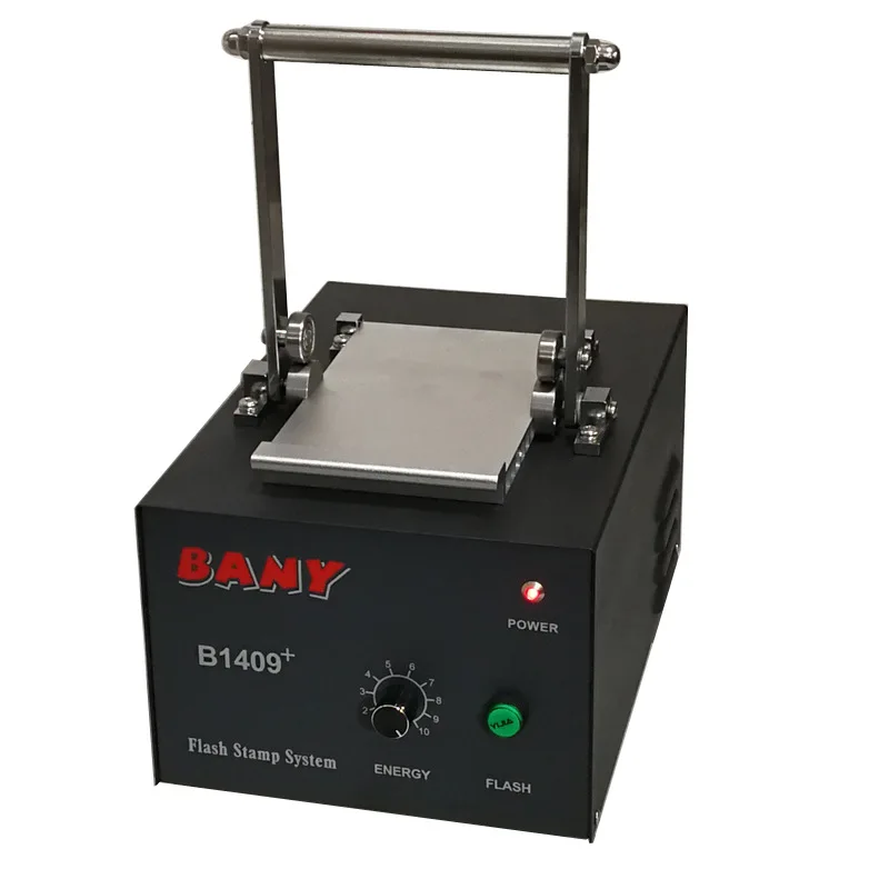 Automatic 2 Lamp Large Area Exposure Photosensitive Self Inking Fast Seal Stamp Making Flash Stamp Machine Maker