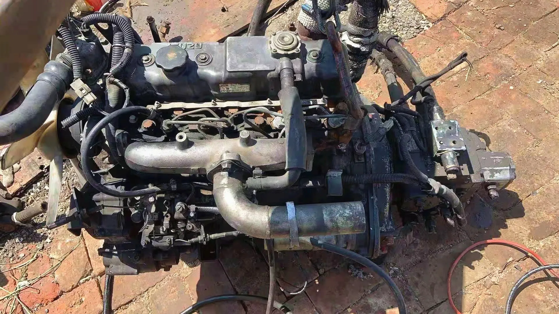 Japan Original Used Excavator Diesel Engine Assy 4jg2 For Sale - Buy ...