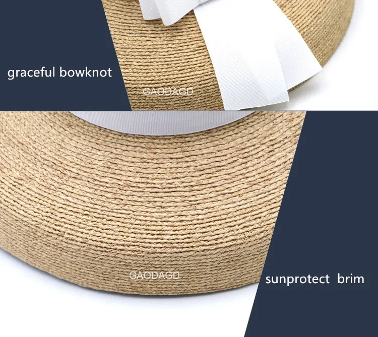 D New Design Graceful Raffia Straw Braid Cloche Hat Lady Hat With Big ...