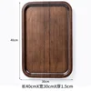 Walnut-colored rectangle, 40*30*1.5CM