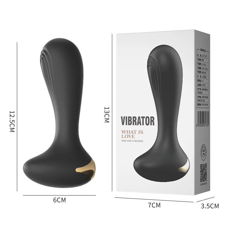 Comparison view of vibrator size next to common objects