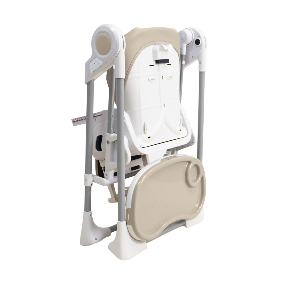 Modern Intelligent 2-in-1 Dining Chair Foldable Swing High Chair for Baby EN & ASTM Approved for Kitchen Dining & Baby Nursing