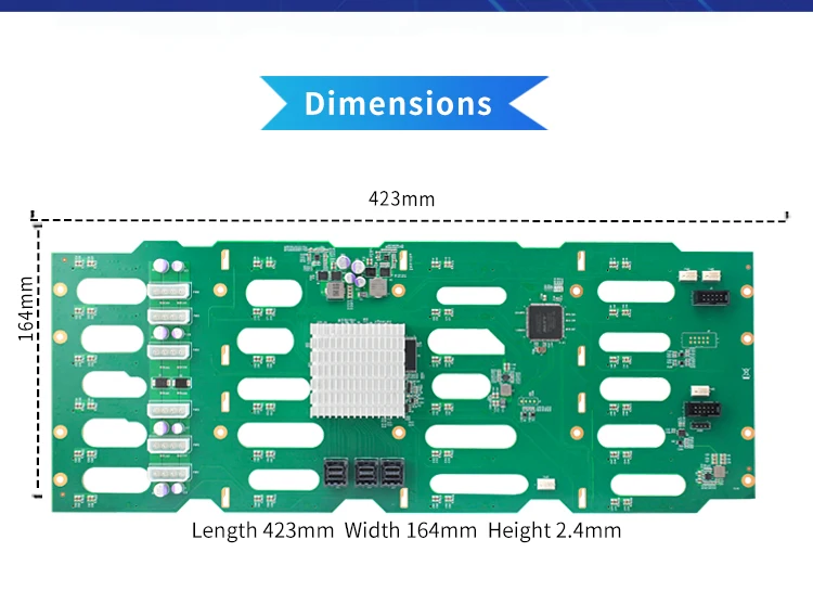 4U 24-bay Rackmount Chassis with Expander Backplane CC35X24-24S