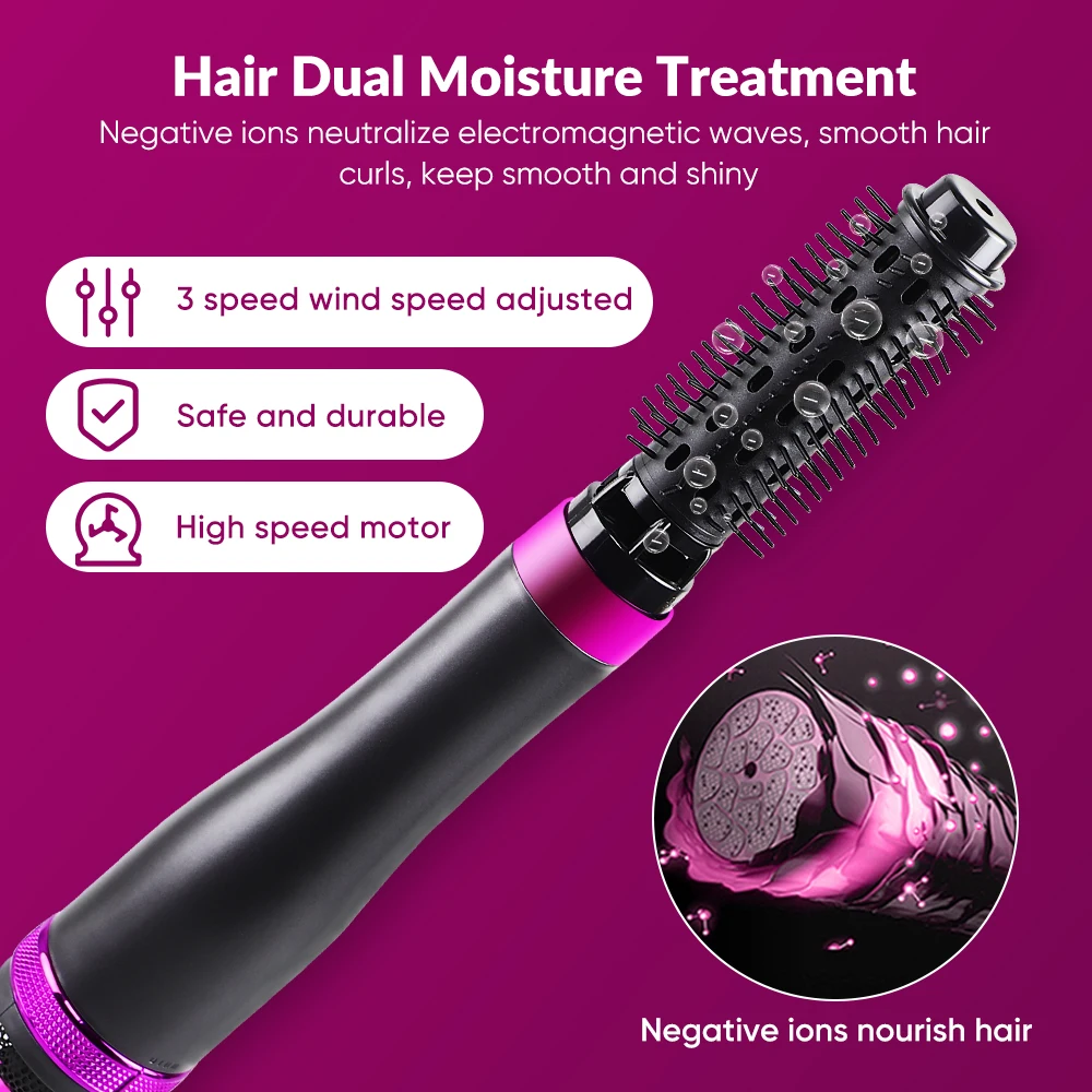 5 in 1 Styler Hair Dryer One Step Hair Dryer Professional Hair ...