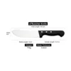 Coltello da macellaio nero da 6 pollici