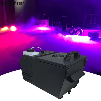 Dj Equipment Low Fog Machine 1500W Water Base Liquid Low Lying Smoke Machine For Wedding Party Club