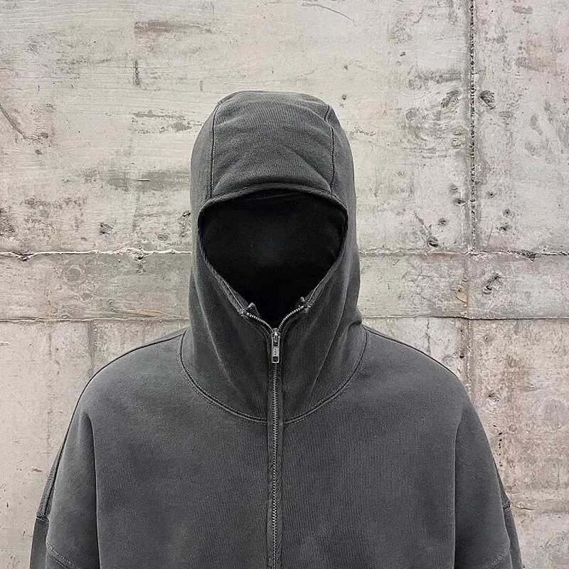 【 】 Long Sleeves Archive Hooded Zip-Up Far Archive High Street Ninja Zip Cardigan Hooded Sweatshirt