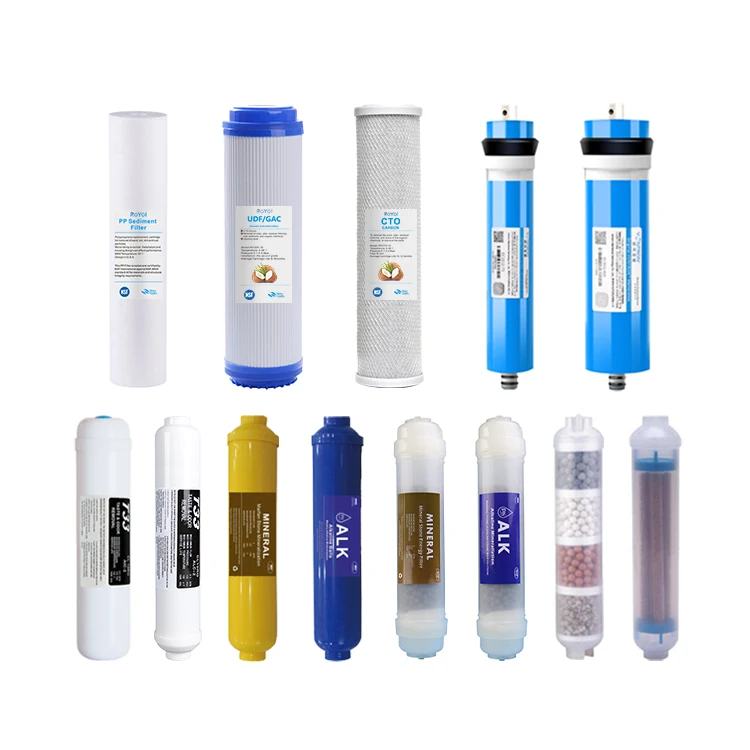 Inline Korean Quick Connect Water Filter Cartridge Small T33 Big T33 PP GAC CTO