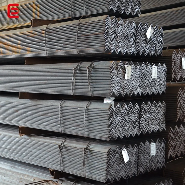 Fabricante chino, mejor precio, ángulo de acero GB desigual Q235B Q355B, barra angular de acero galvanizado para construcción