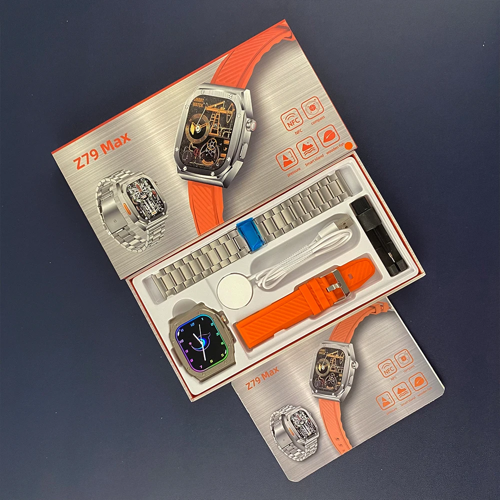 Z79 Max Smartwatch - IP68, Heart Rate, & Message Reminders