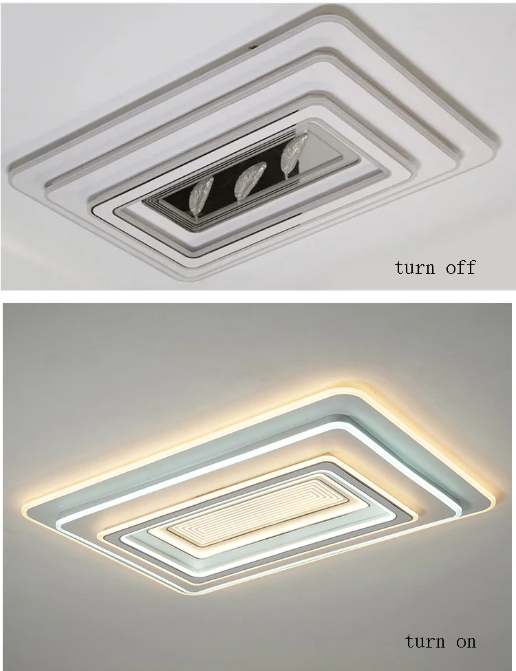 Sitting Room Light Easy Installation Simple Decorative Thin Acrylic