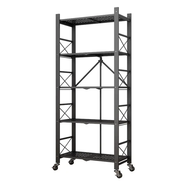 Huiyang Factory Supply Metal Foldable Home Warehouse 4 Layer Metal