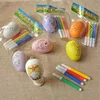 Gold rope easter egg (with 4 watercolor pens)
