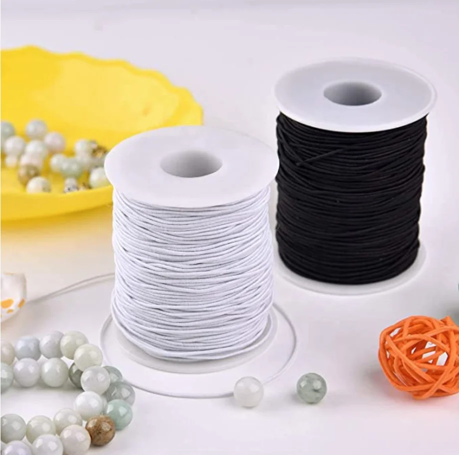 DIY 12 Colors 25meter 1MM Beading elastic Stretch Cord Beads Cord String  Strap Rope For Bracelet Making