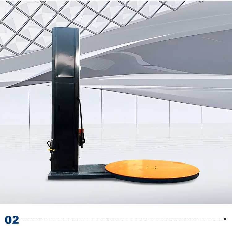 Fully Automatic Pallet Wrapping Machine Turntable Winding Strapping ...