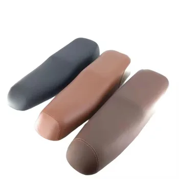 Selle De Vélo Large BYOX En Cuir Marron Avec Ressorts - Confort Adulte