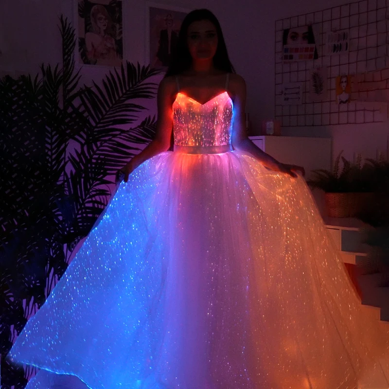 Light Up Glow In The Dark Quince Dresses Luminous Glow In The Dark