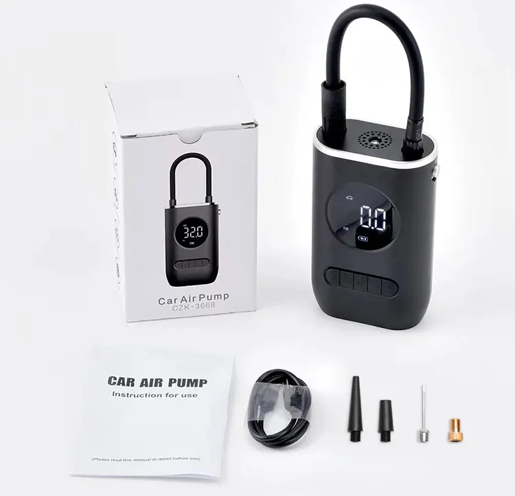 Handheld Tyre Sealer Inflator Small Portable Mini Silent Metal Electric Digital Tire Air