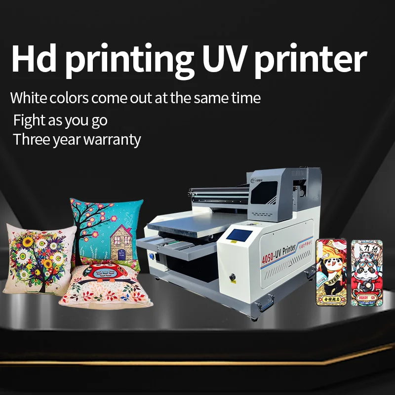 Dahao Factory Price 4050 UV Flatbed Printer Ricoh I3200/XP600 Print Head Egg Flex Leather Phone Cases Bottles 3-Year Warranty