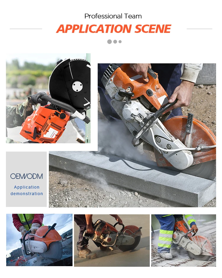 Songmao 2023 Portable Concrete Cutting Machine Gasoline Concrete Cutter