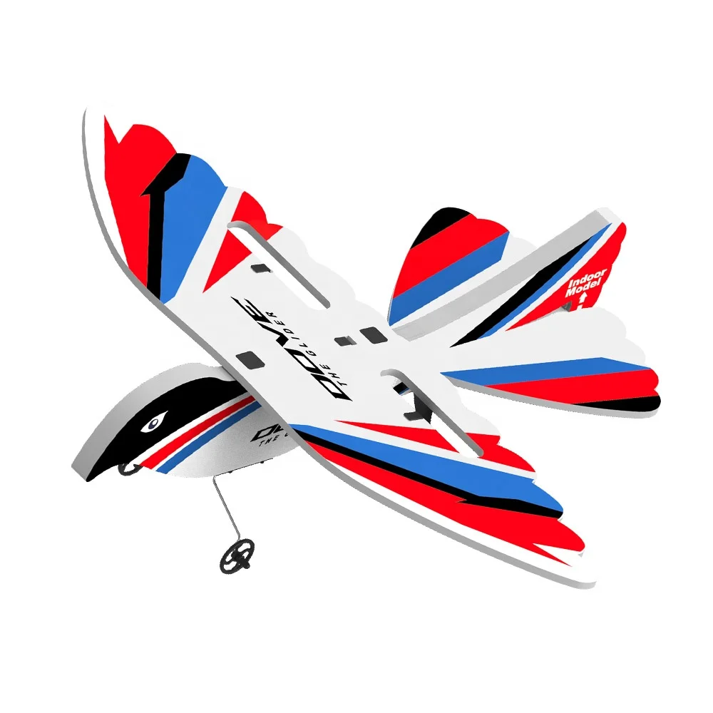 Latest Design Flying Pigeon Toy 2.4 GHz Remote Control Plane Durable MPP Foam RC Airplanes Toys for Kids with Colorful LED Light