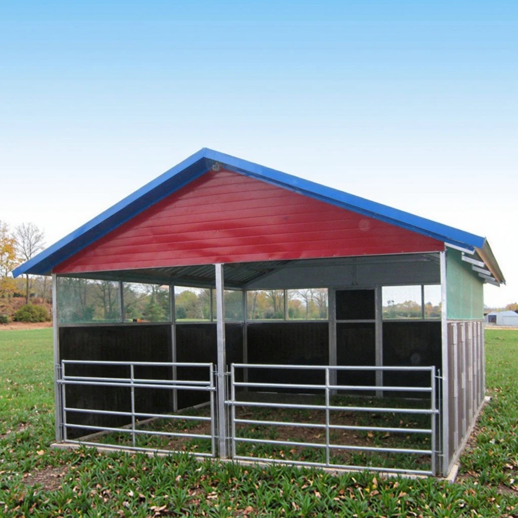 Galvanized Metal Corral Equipment Cow Farm Equipment Cattle House Cattle Shelter for Animal Husbandry Equipment