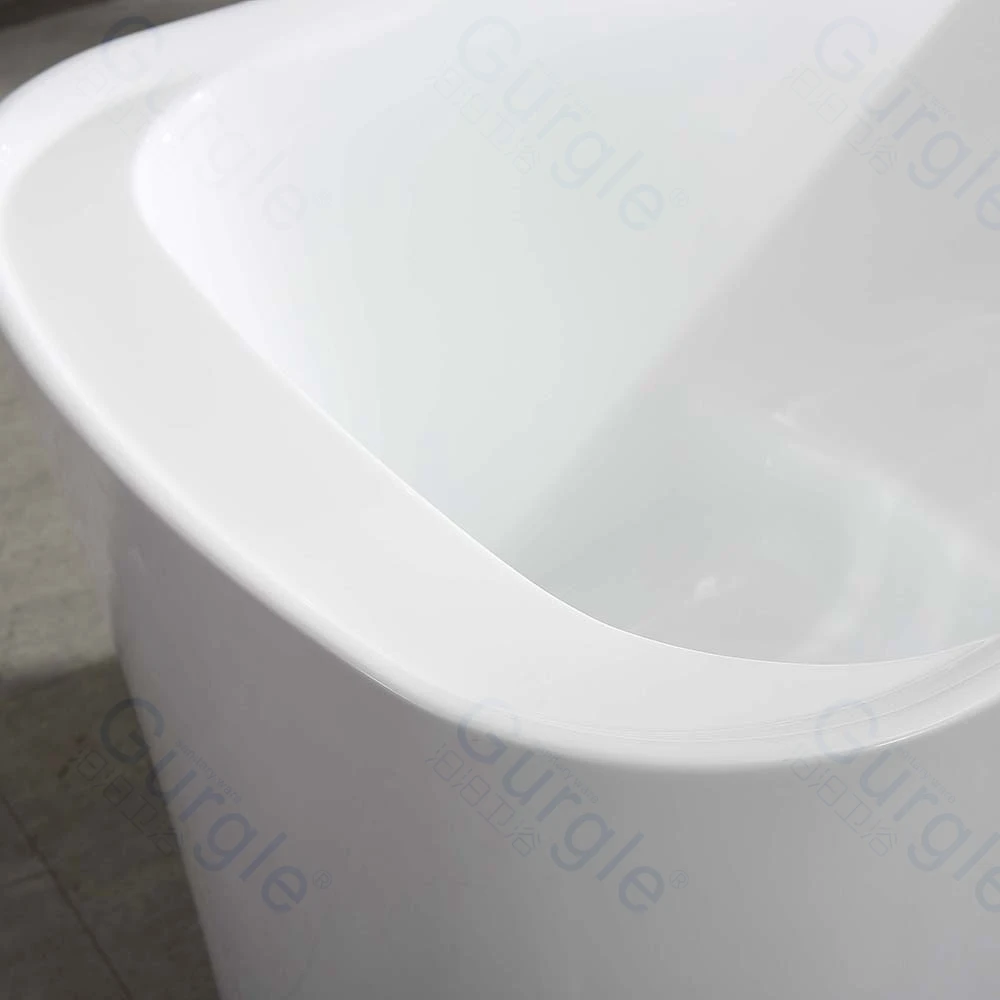 Acrylic Freestanding Bathtub Popup Drainer Included Affordable Acrylic