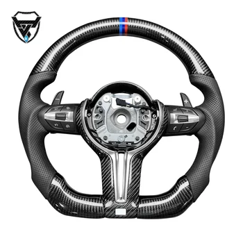 Customized sports style carbon fiber modified steering wheel for X1 X2 X3 X4 F10 F06 F91 F92 F93 F12 F13 F90 F02  ZC-M6-YD-T2