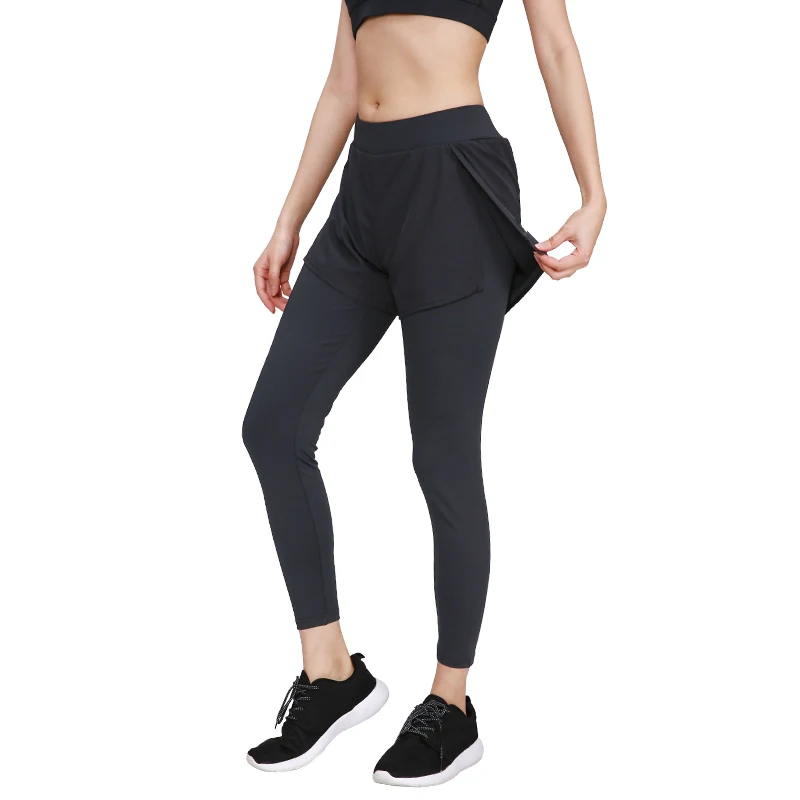 Leggings Shorts De Sport Femme M – Nylon, Course à Pied, Fitness, Salle, Noir