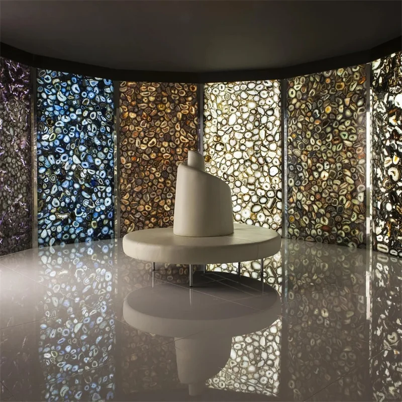 product modern luxury onyx marble countertop coffee table polished transparent bar top for hotel luxury kitchen design backlit agate-8