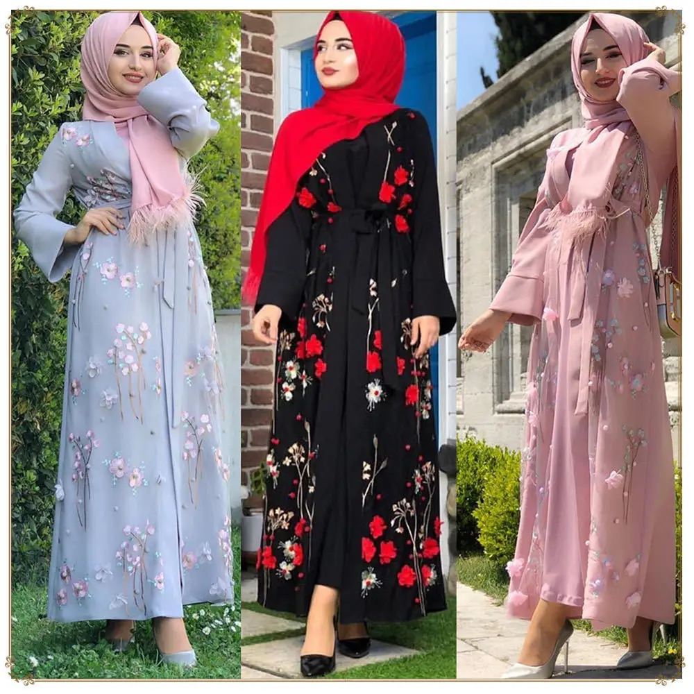 Abaya Dubai Muslim Dresses Ladies 
